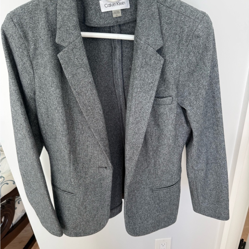 Calvin Klein Women's Charcoal Blazer
